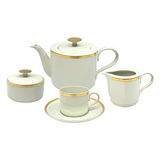 Falkenporzellan Tea Set, 29 Pieces -Porcelain -Gold