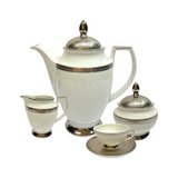Falkenporzellan Tea Set, 29 Pieces -Porcelain -Silver