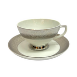 Falkenporzellan Tea Set, 29 Pieces -Porcelain -Silver