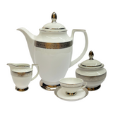 Falkenporzellan Tea Set, 29 Pieces -Porcelain -Silver