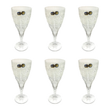 Bohemia Crystal Flute Set, 6 Pieces -320 ml