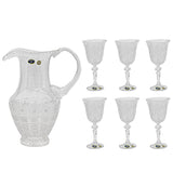 Bohemia Crystal Drink Set, 7 Pieces