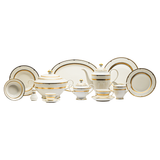 Thailand Dinner Set, 113 Pieces -Gold -Porcelain