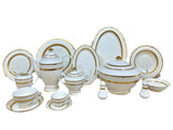 Thailand Dinner Set, 113 Pieces -Gold -Porcelain